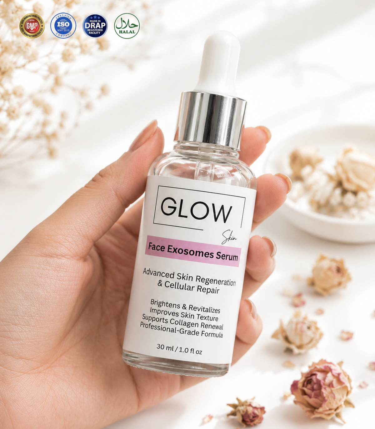 Exosome Face Serum – For Hydrated, Repaired & Glowing Skin